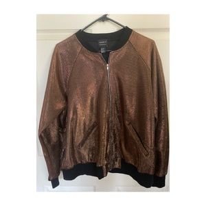 copper forever 21 jacket